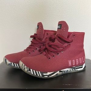 NoBull Cabernet Zebra High Top Trainer